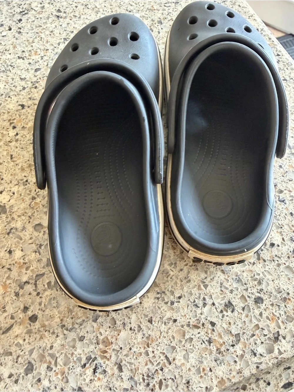 CROCS Black Classic Clog Youth size 3